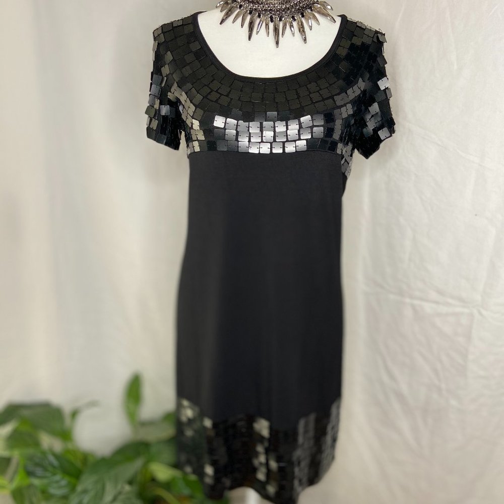 ROMEO & JULIET COUTURE Black dress w/ sequins